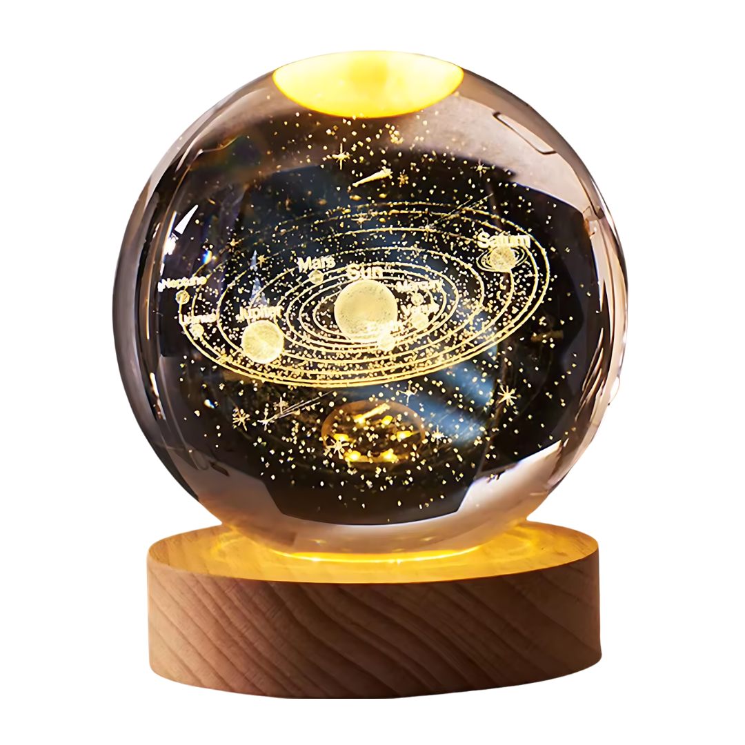 Esfera estelar | Crystalballs® - Sistema solar (10 cm)