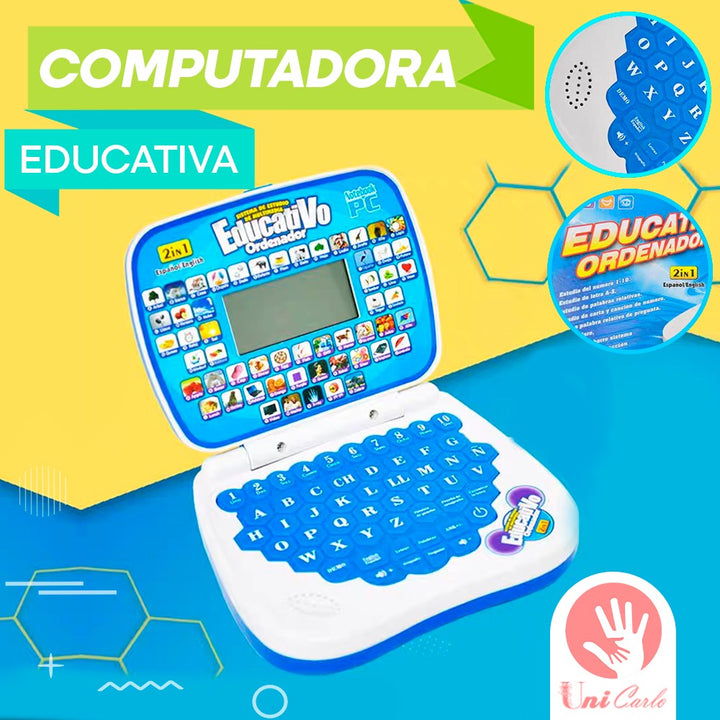 Laptop Educativa 2 en 1 Bilingüe