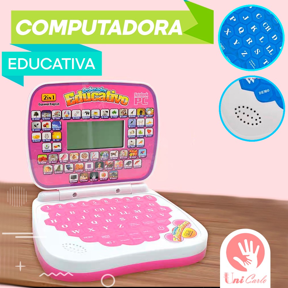 Laptop Educativa 2 en 1 Bilingüe