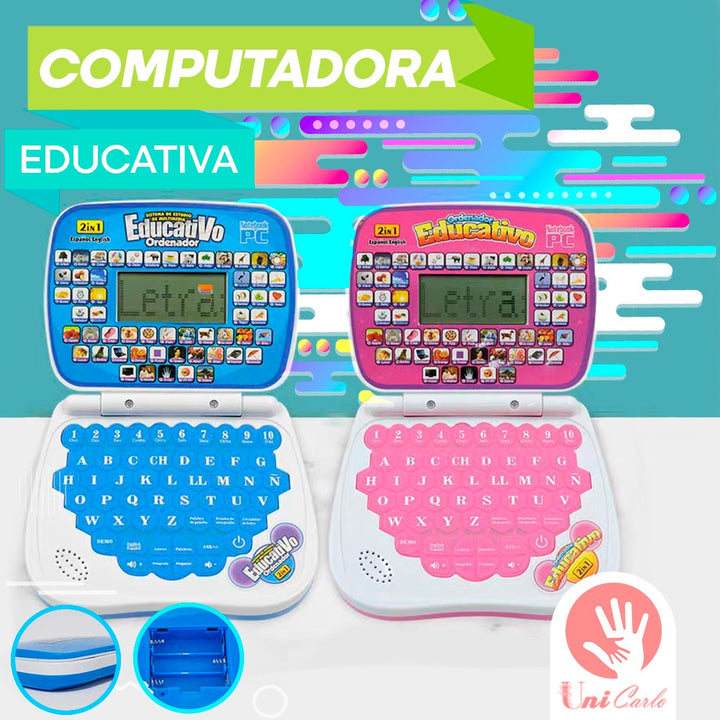 Laptop Educativa 2 en 1 Bilingüe